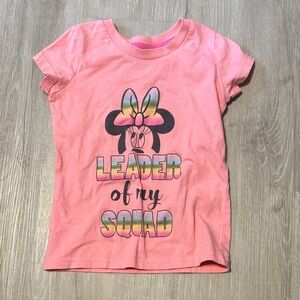 Disney Pink Minnie Mouse Kids Tee